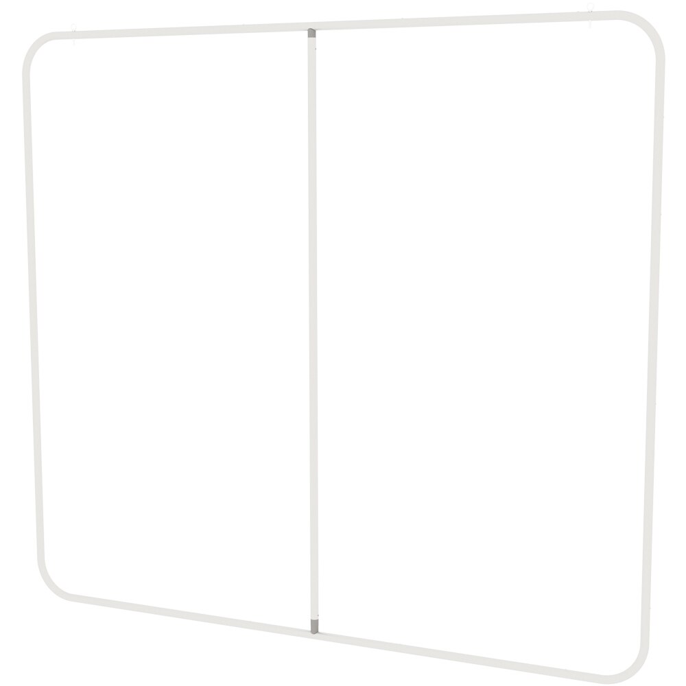 8ft Hanging Banner Flat Panels — 72 in Hardware Only